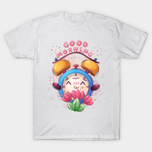 Flower alarm clock T-Shirt by NoonDesign